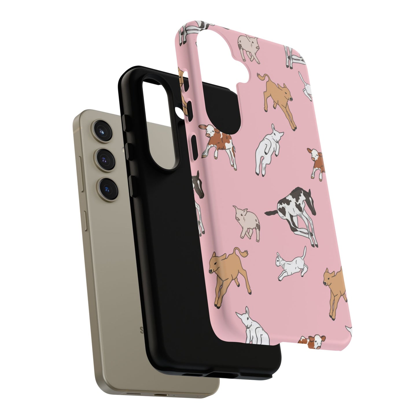 Android Farmyard Friends Pink Case
