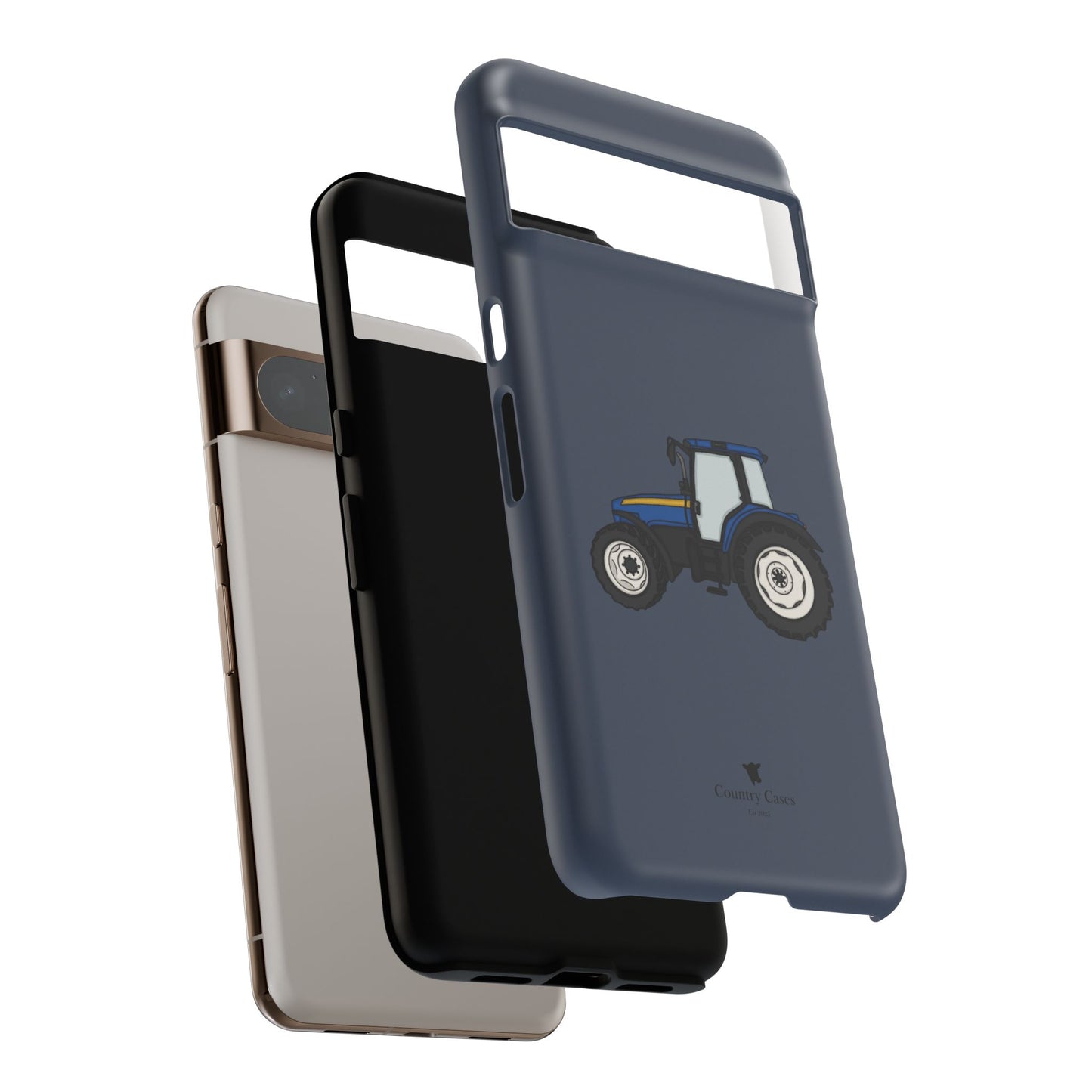 Android blue tractor case