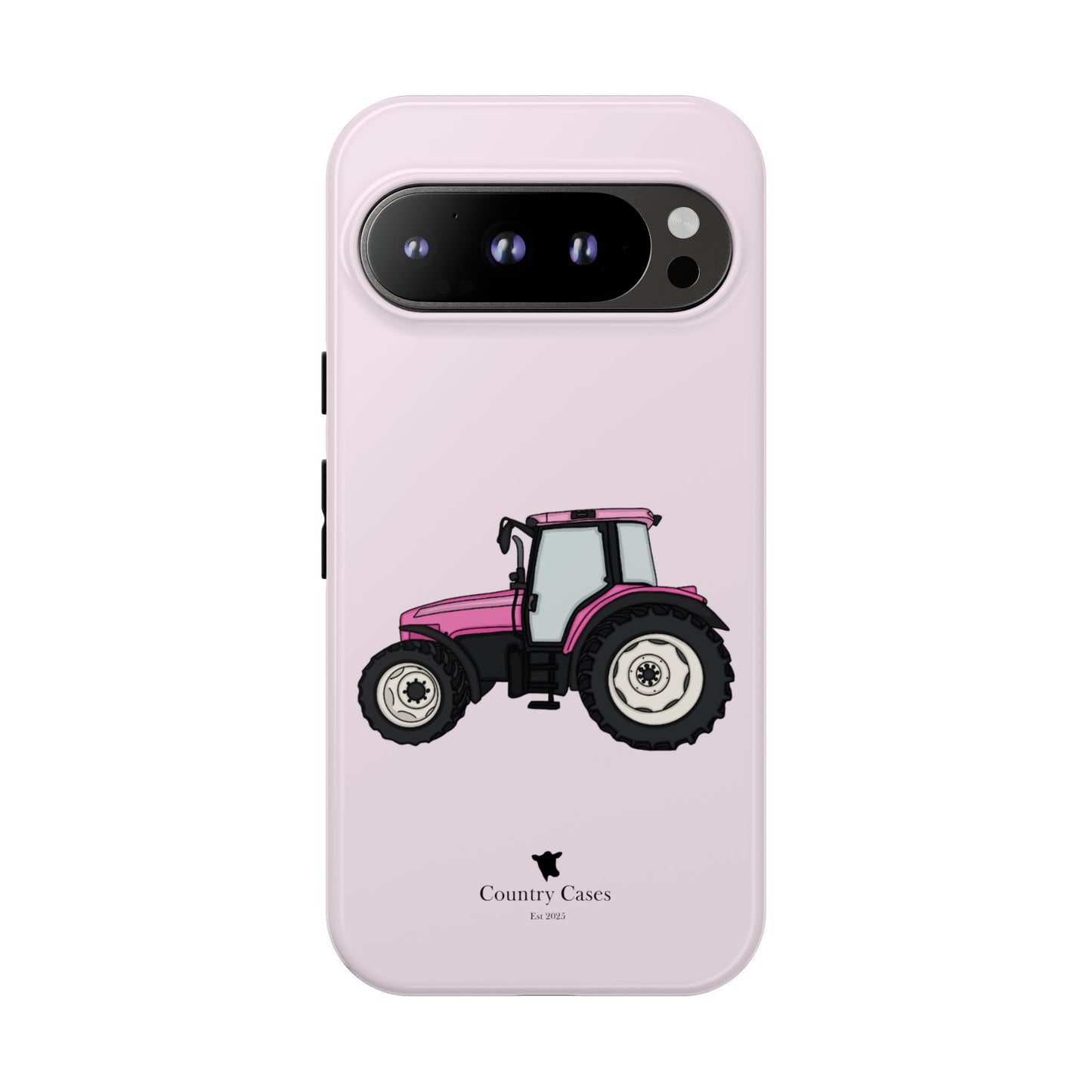 Android pink tractor case