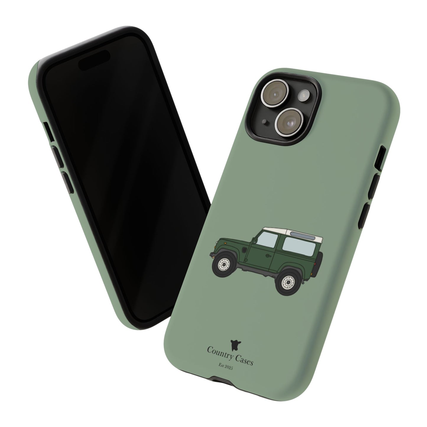 Green landy phone case