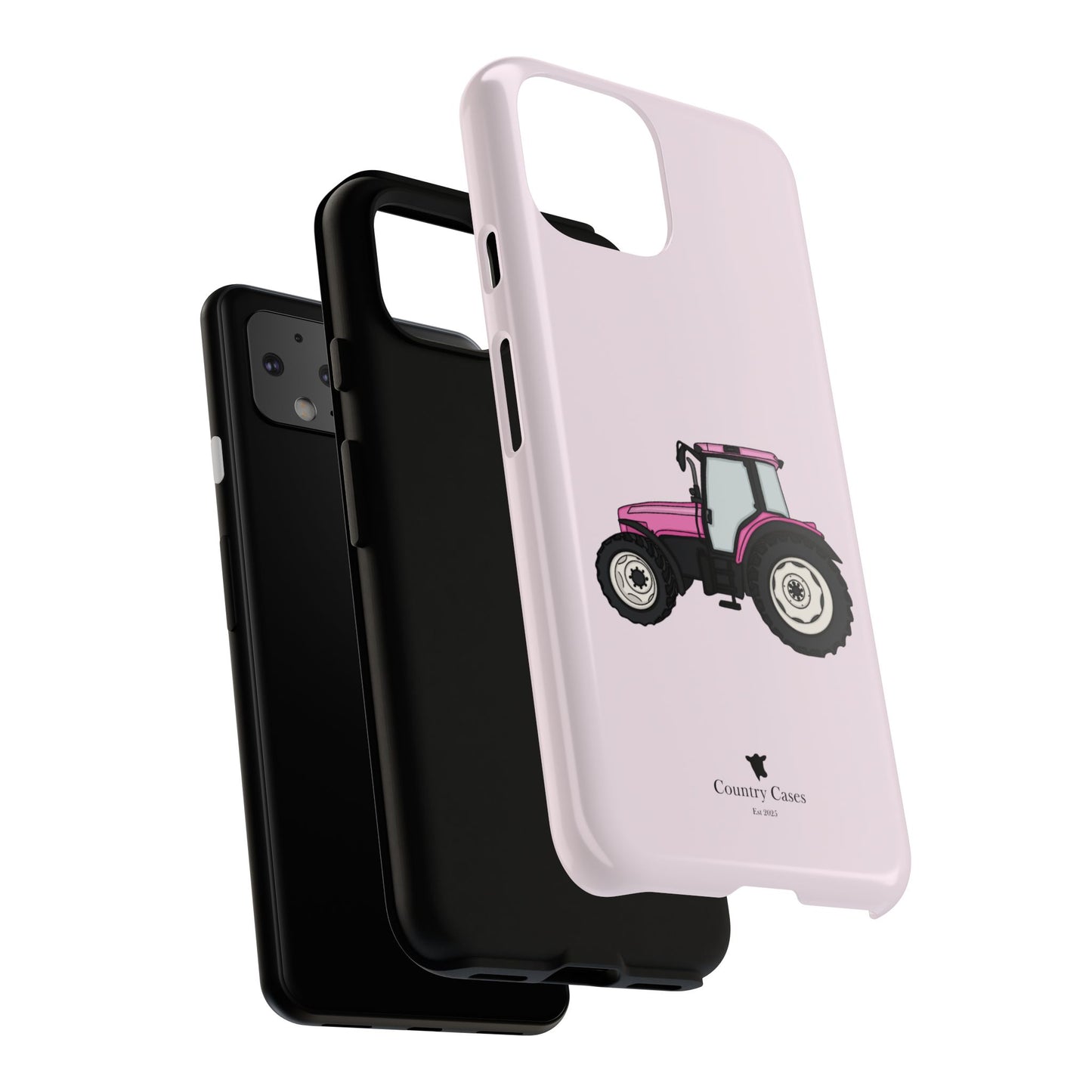 Android pink tractor case