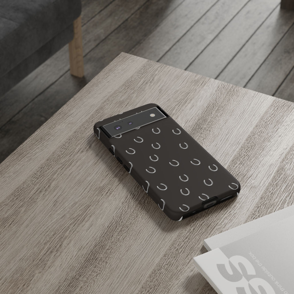 Android Wood Horse Shoe Cases