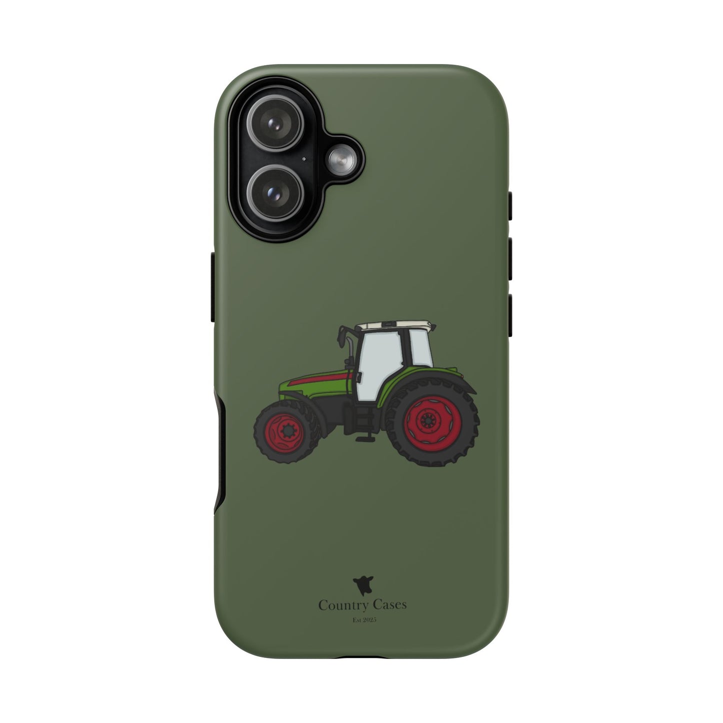 Green tractor case