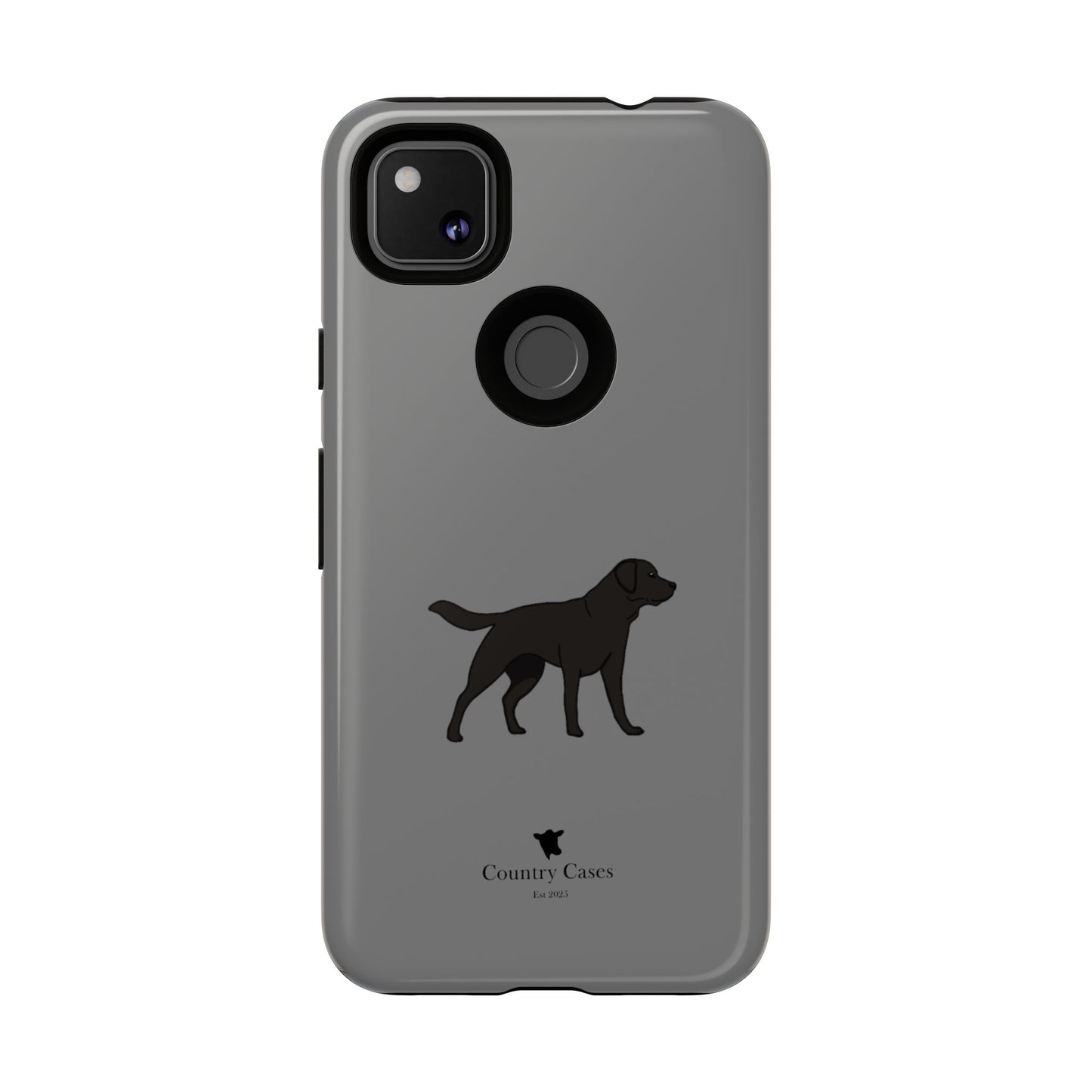 Android black Labrador case