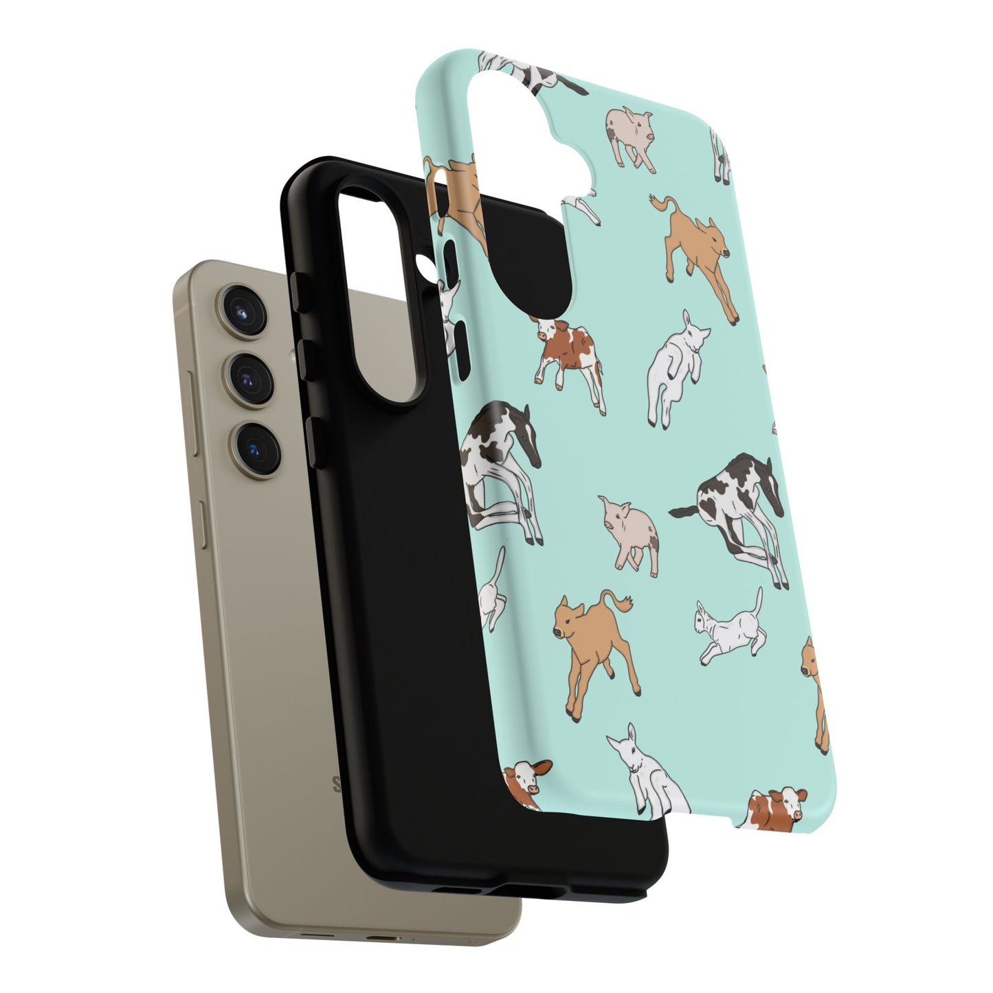 Android farmyard Freinds Blue Case