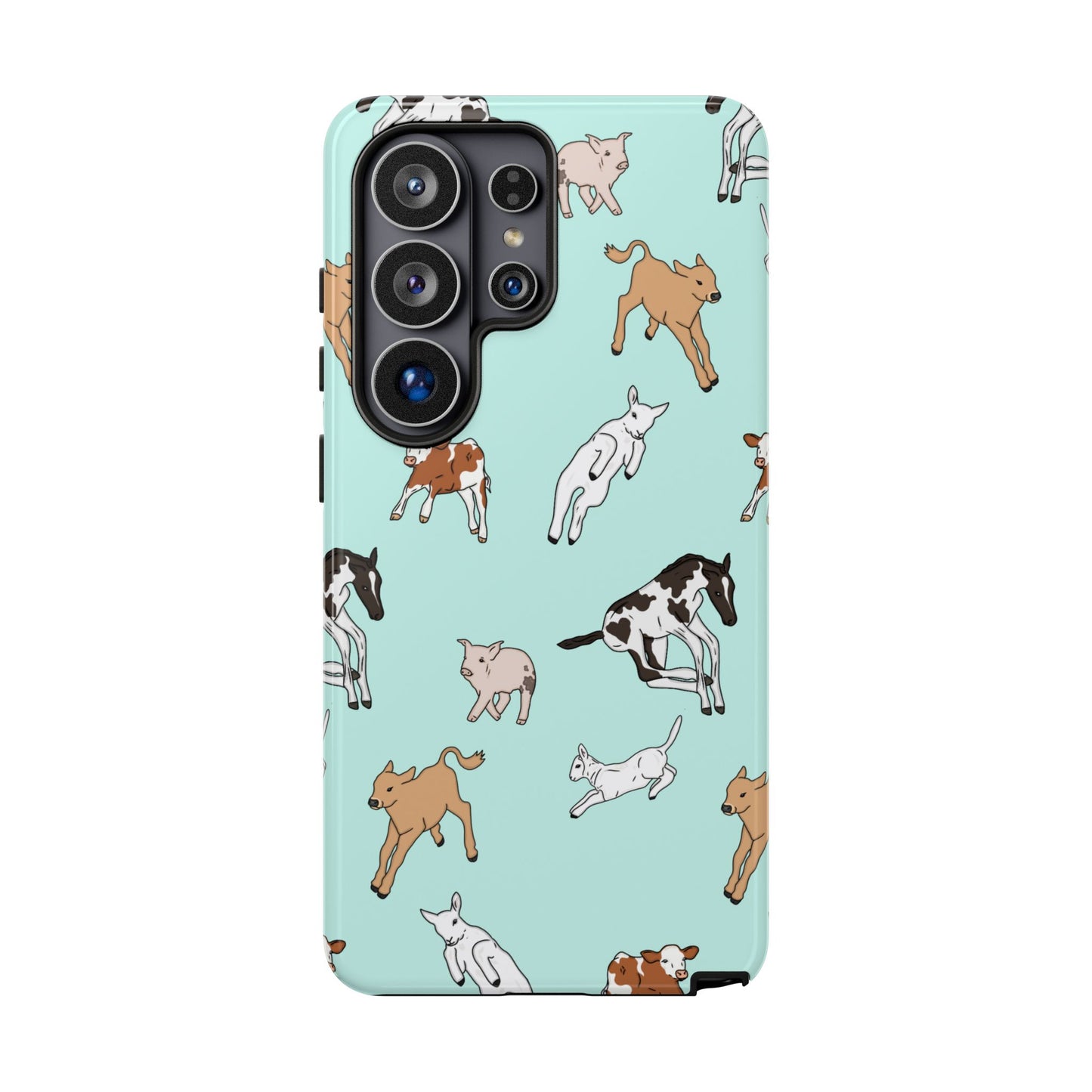 Android farmyard Freinds Blue Case