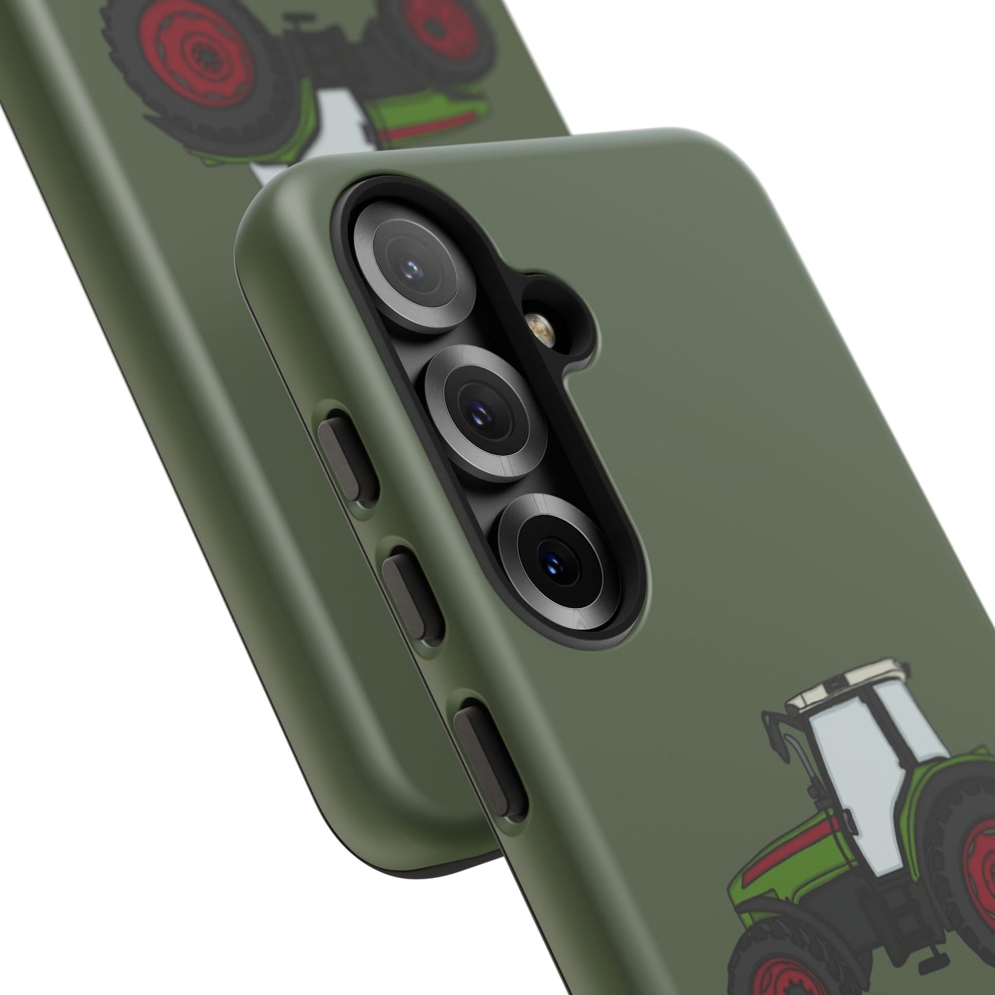 Android green tractor case