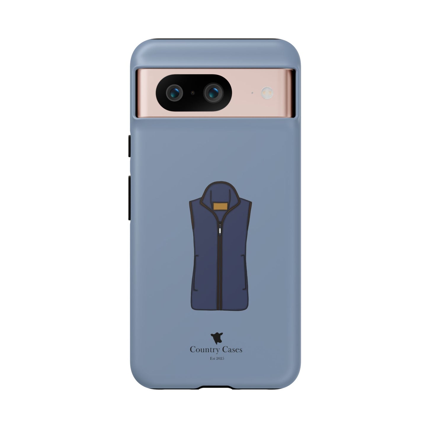 Android blue waistcoat case