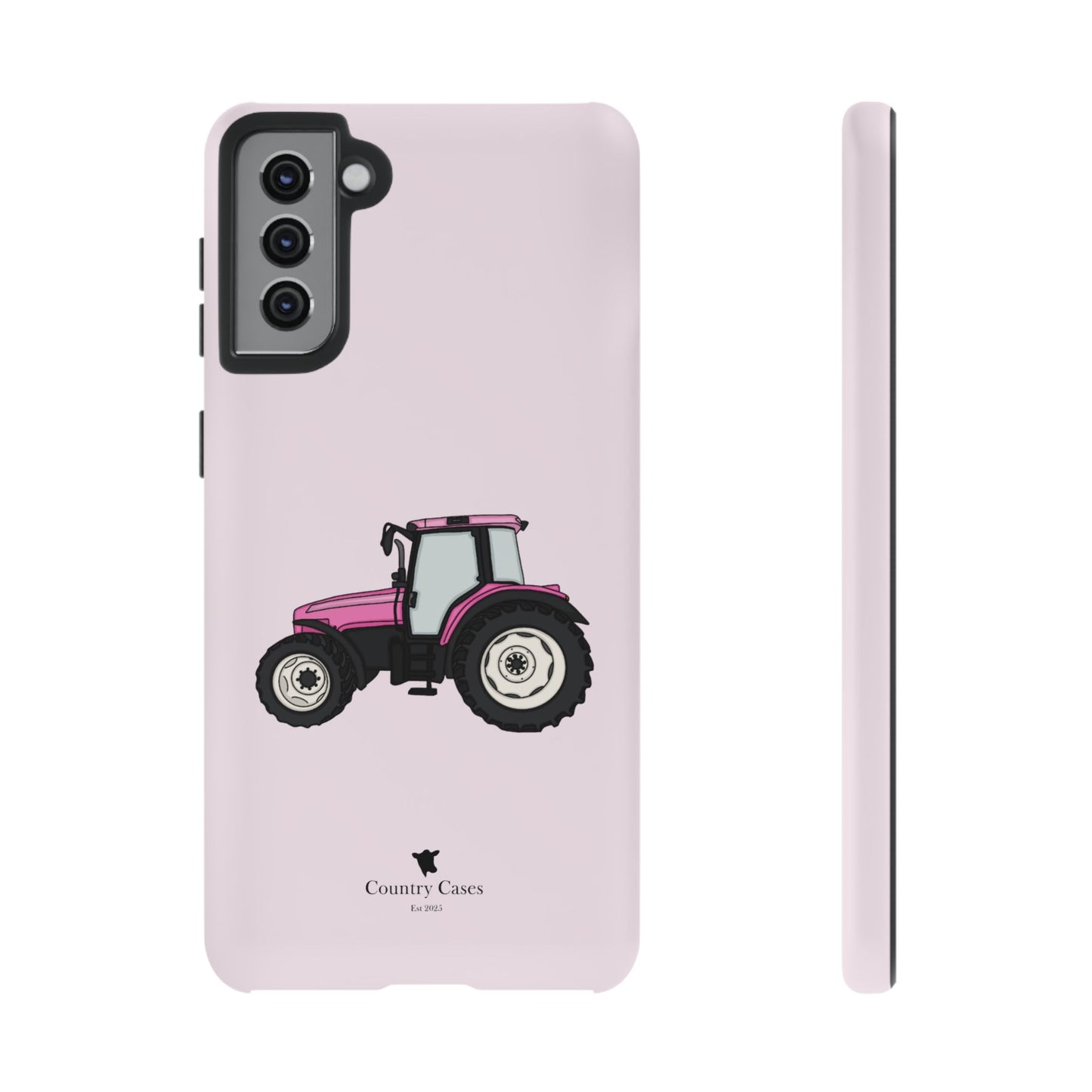 Android pink tractor case