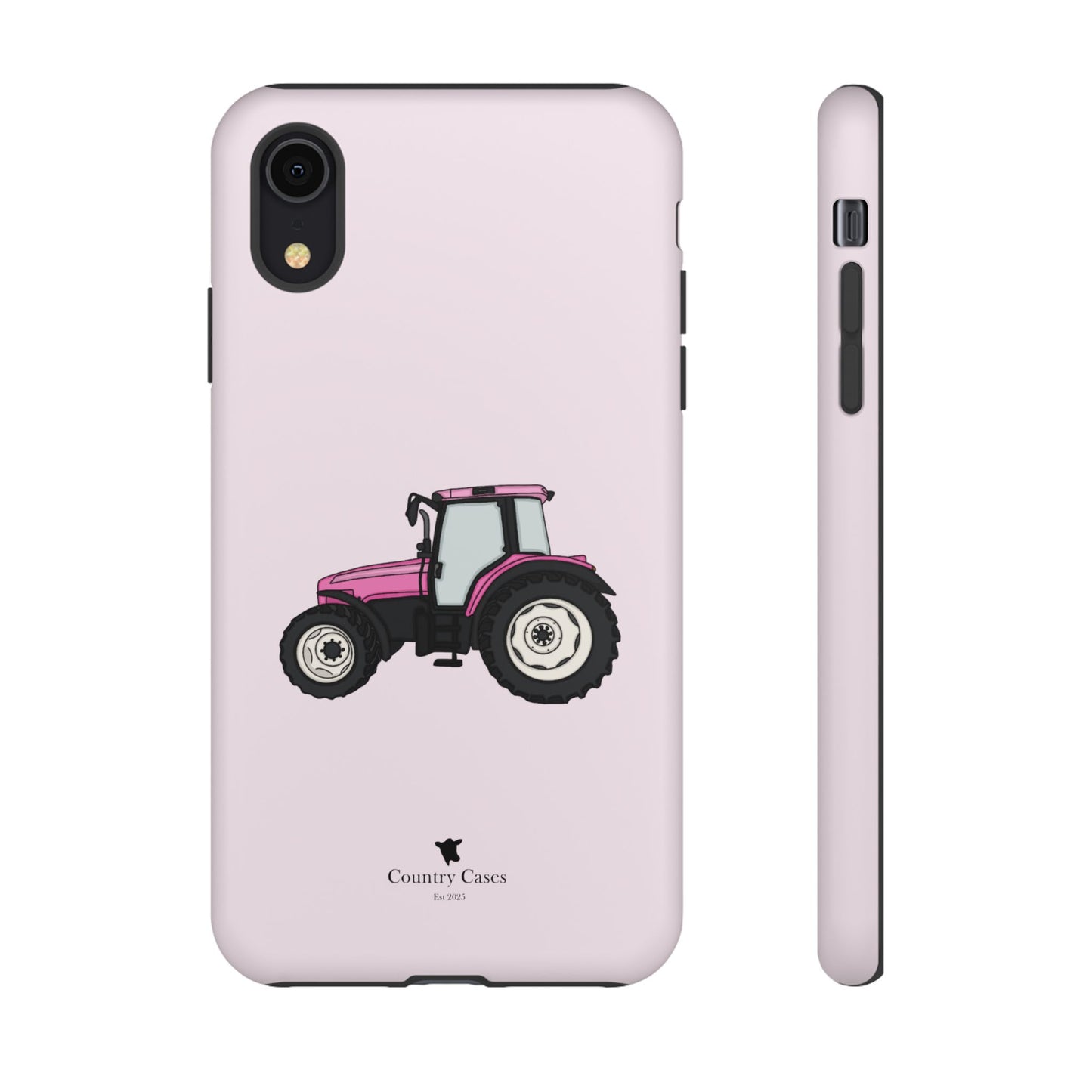 Pink tractor case
