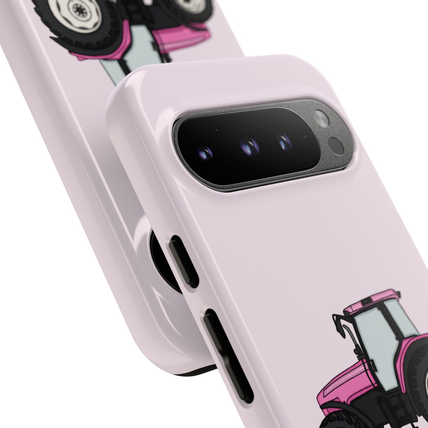 Android pink tractor case