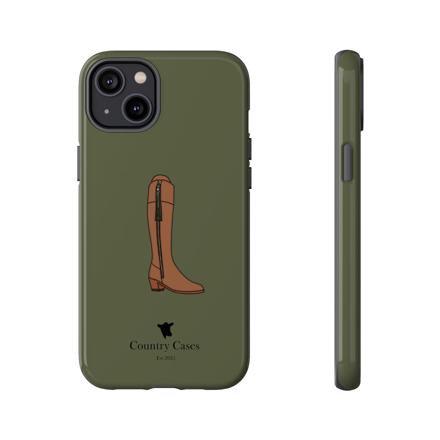 Green country boot case
