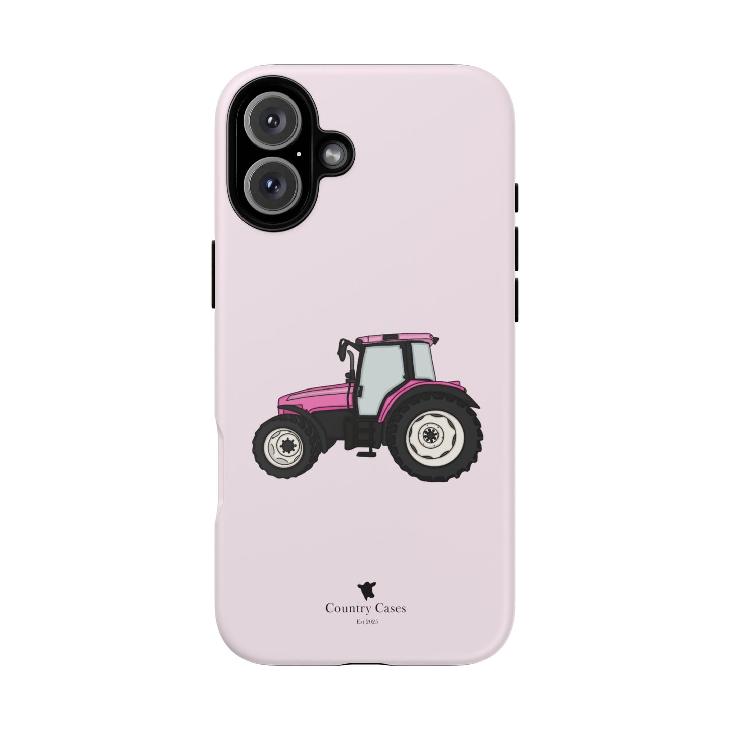 Pink tractor case