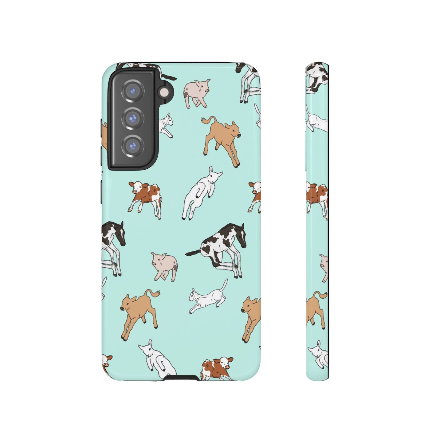 Android farmyard Freinds Blue Case
