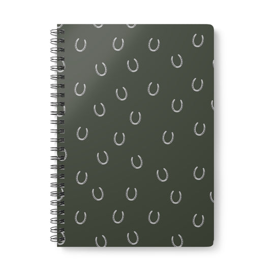 Oak Horse Shoe Notebook