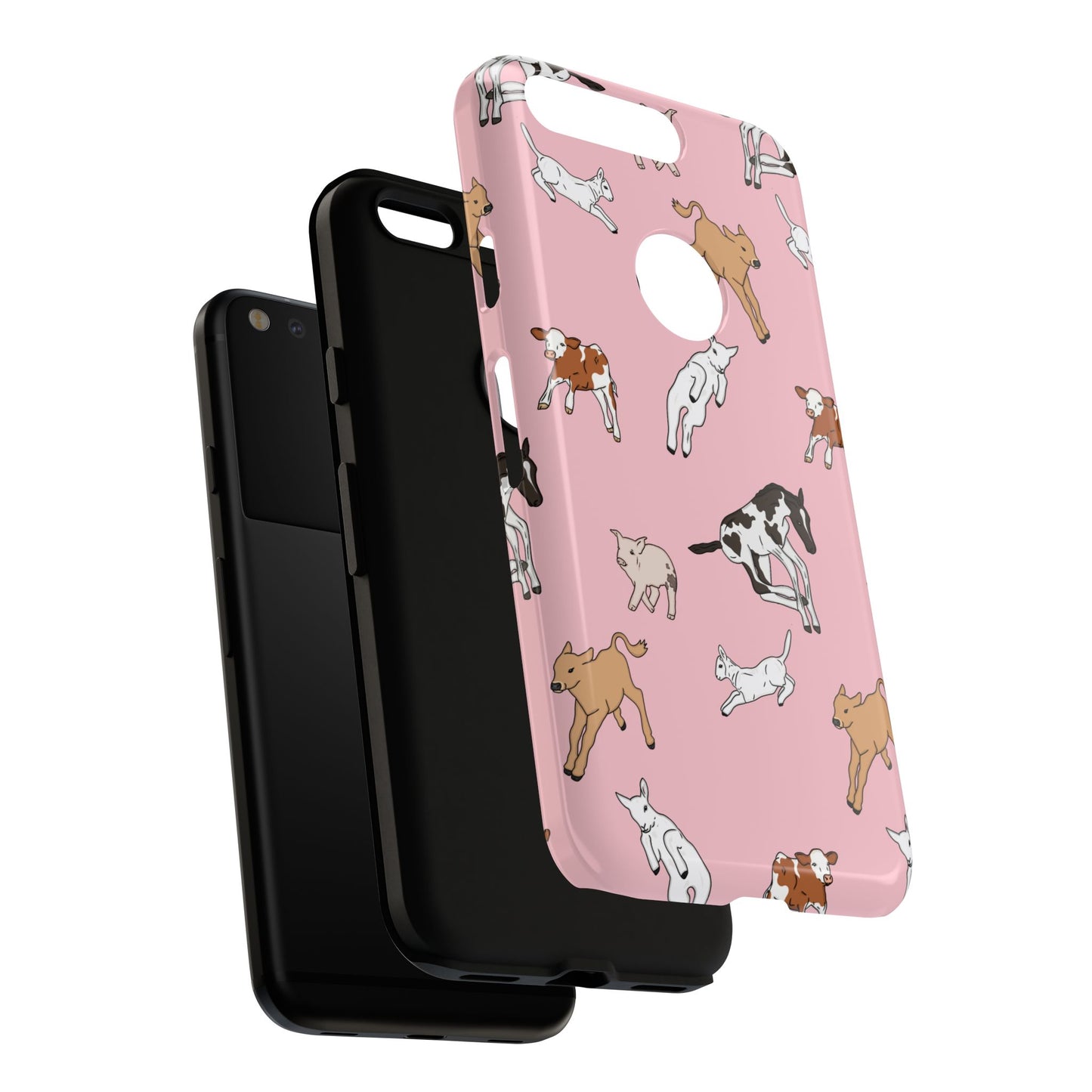 Android Farmyard Friends Pink Case