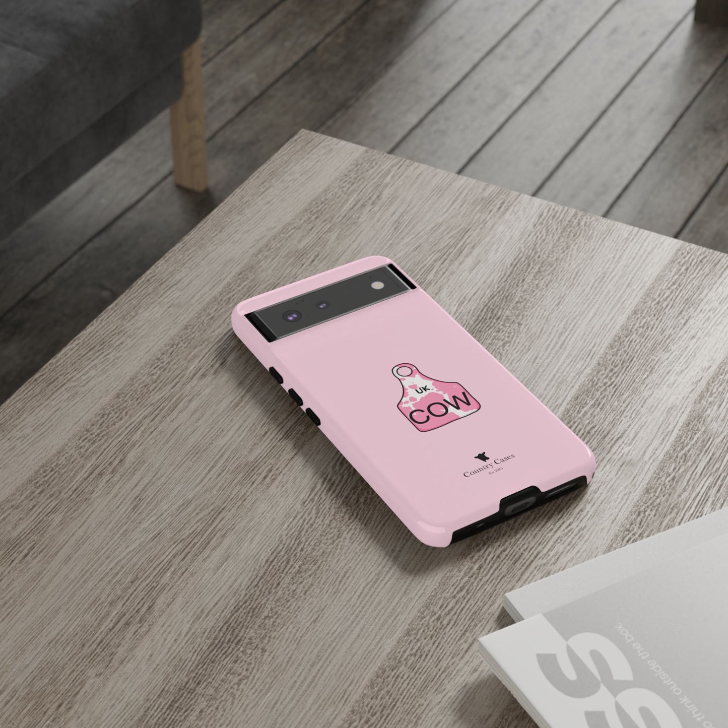 Android pink ear tag case
