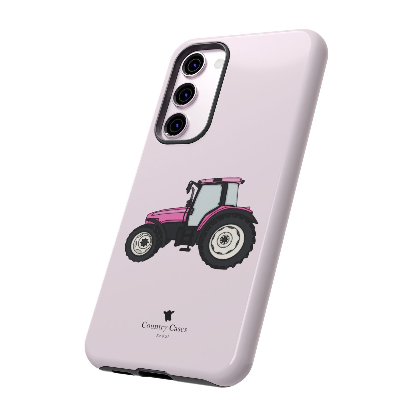 Android pink tractor case