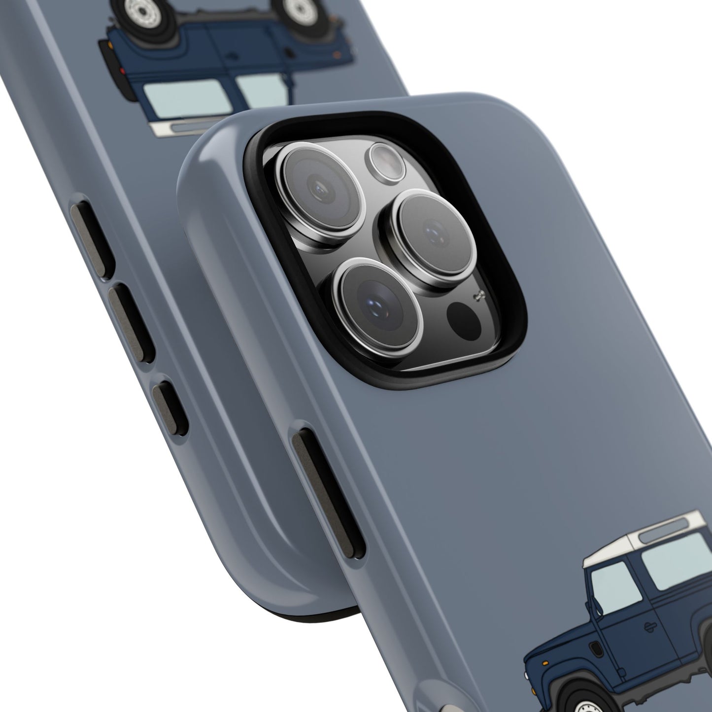 Blue landy phone case