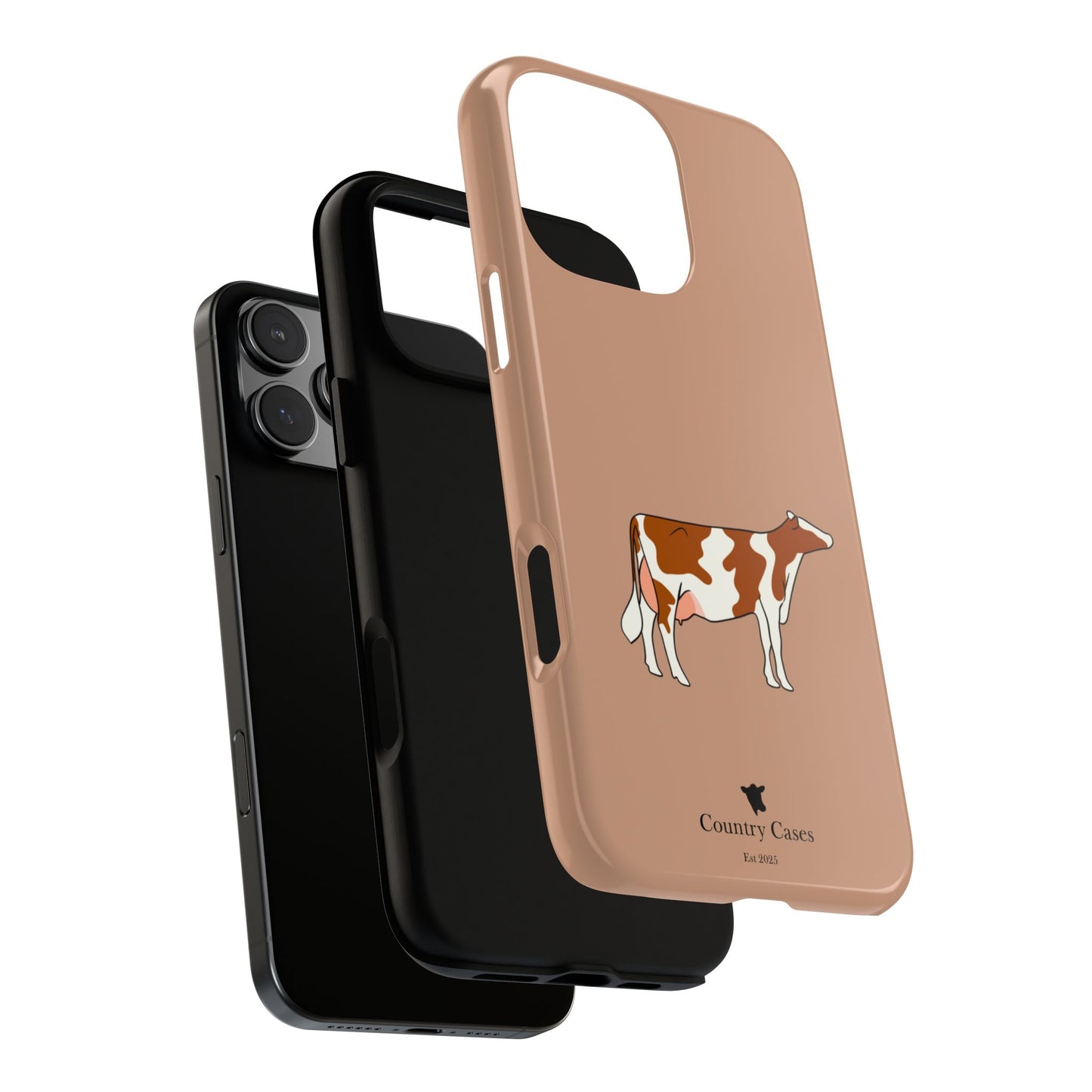 Red and white Holstein case