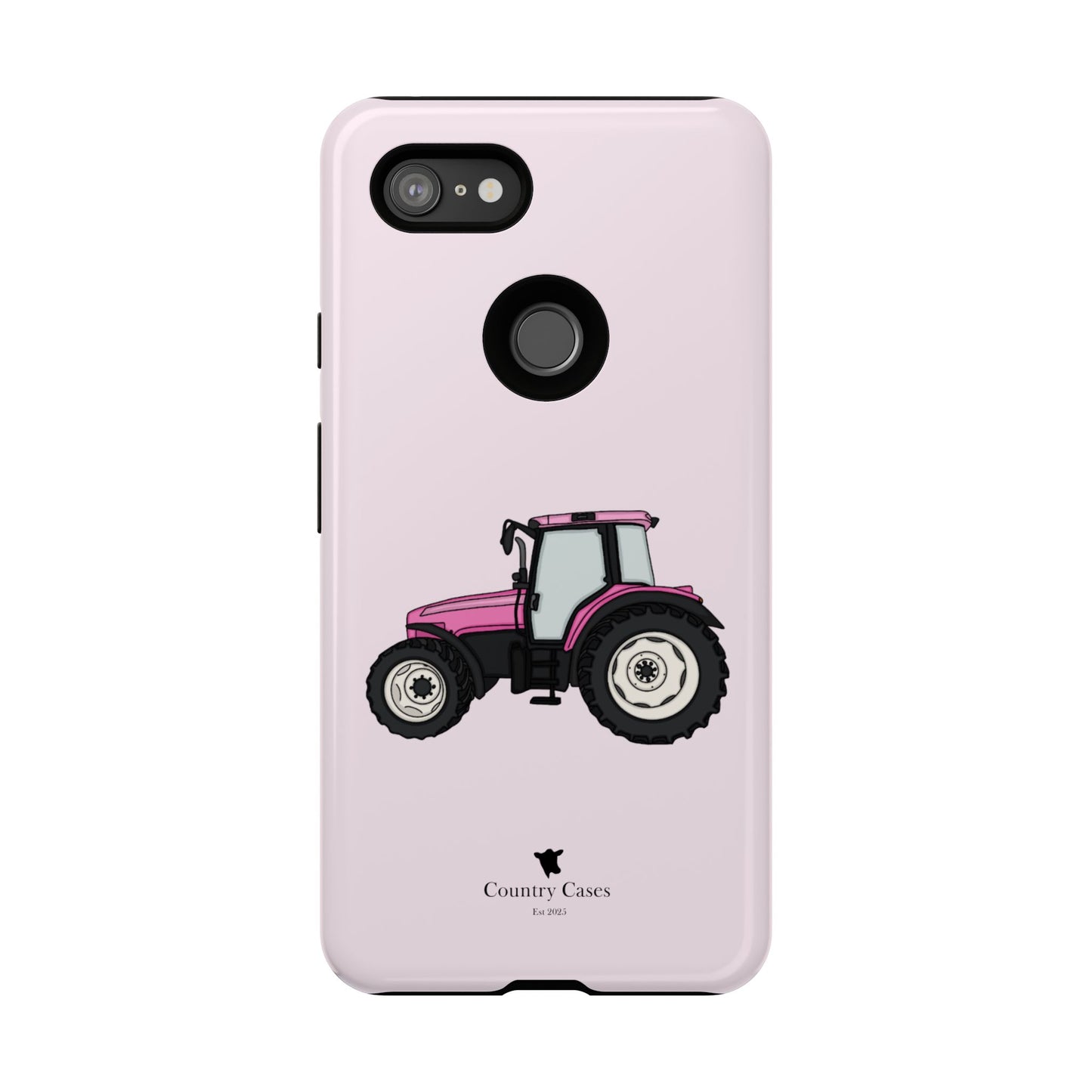 Android pink tractor case