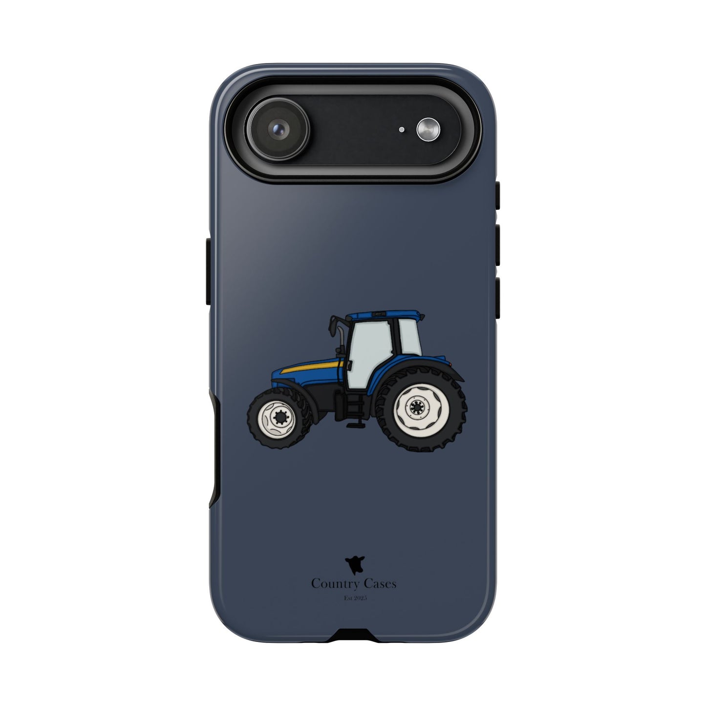 Blue tractor case