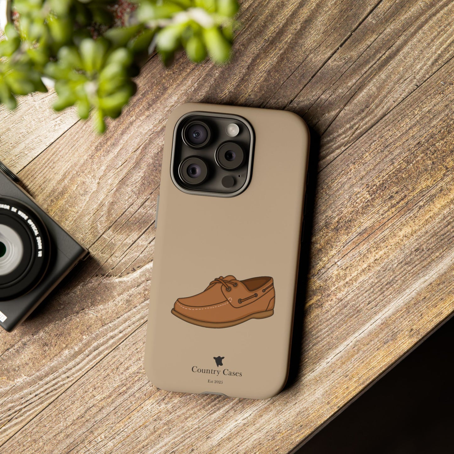 Classic boat shoe phone case