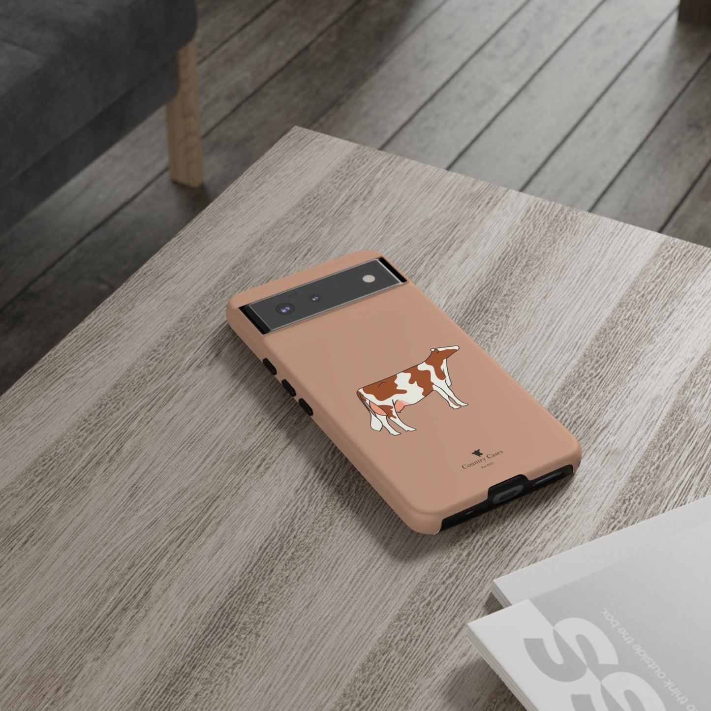 Android red and white Holstein case
