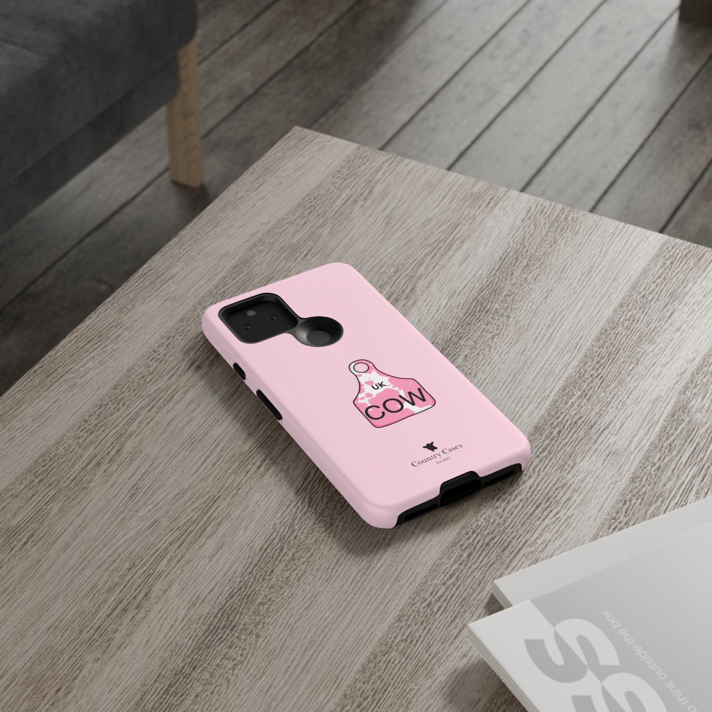 Android pink ear tag case