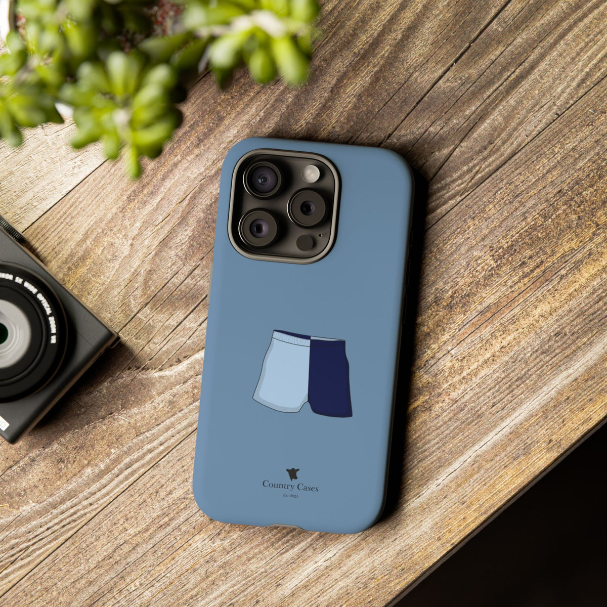 Blue Shorts Case