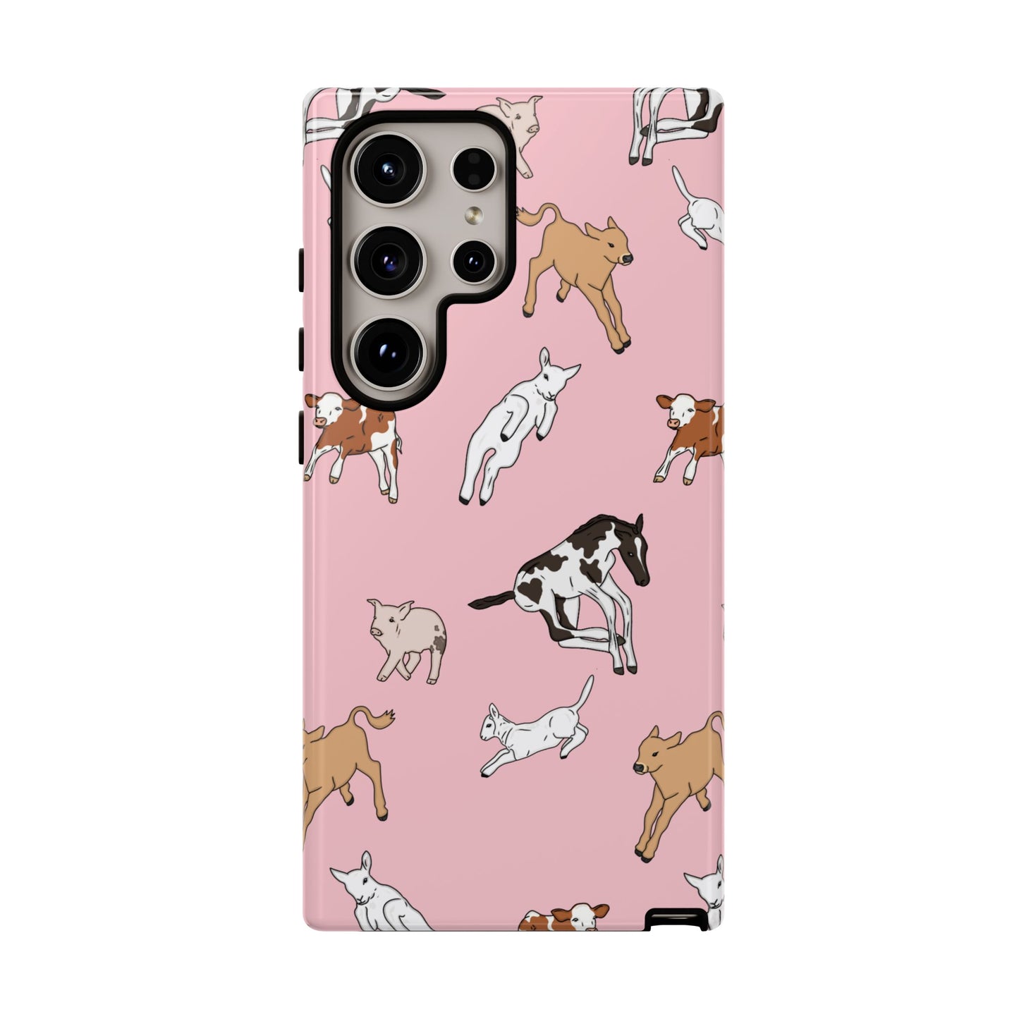 Android Farmyard Friends Pink Case