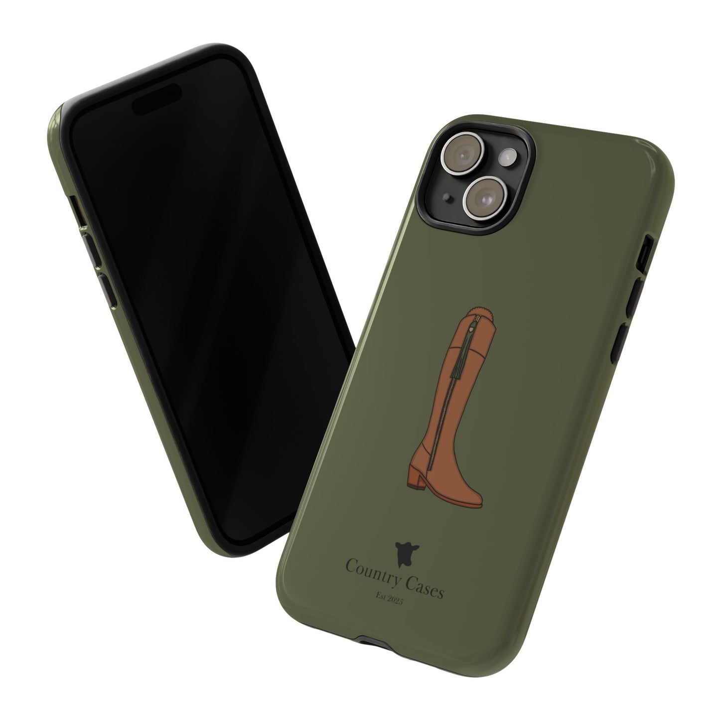 Green country boot case