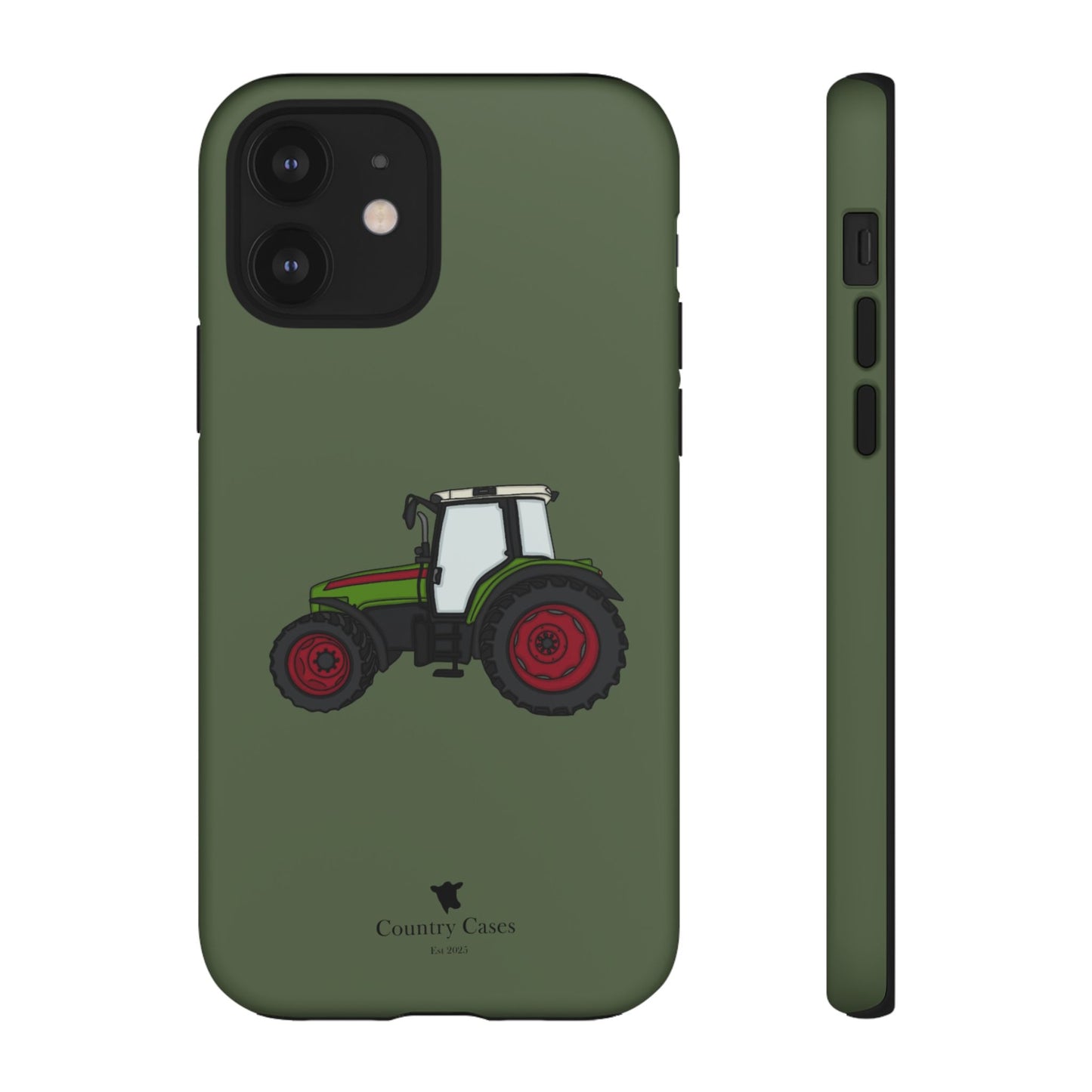Green tractor case