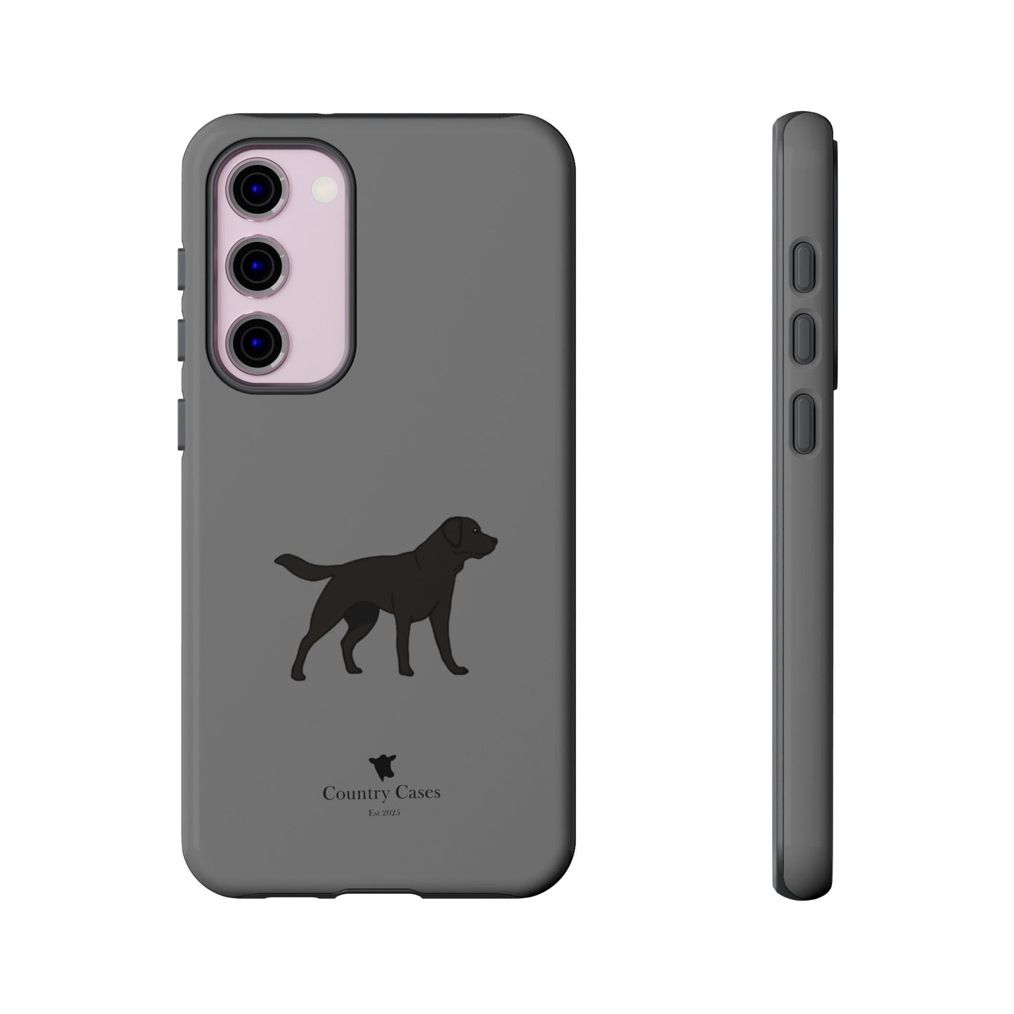 Android black Labrador case