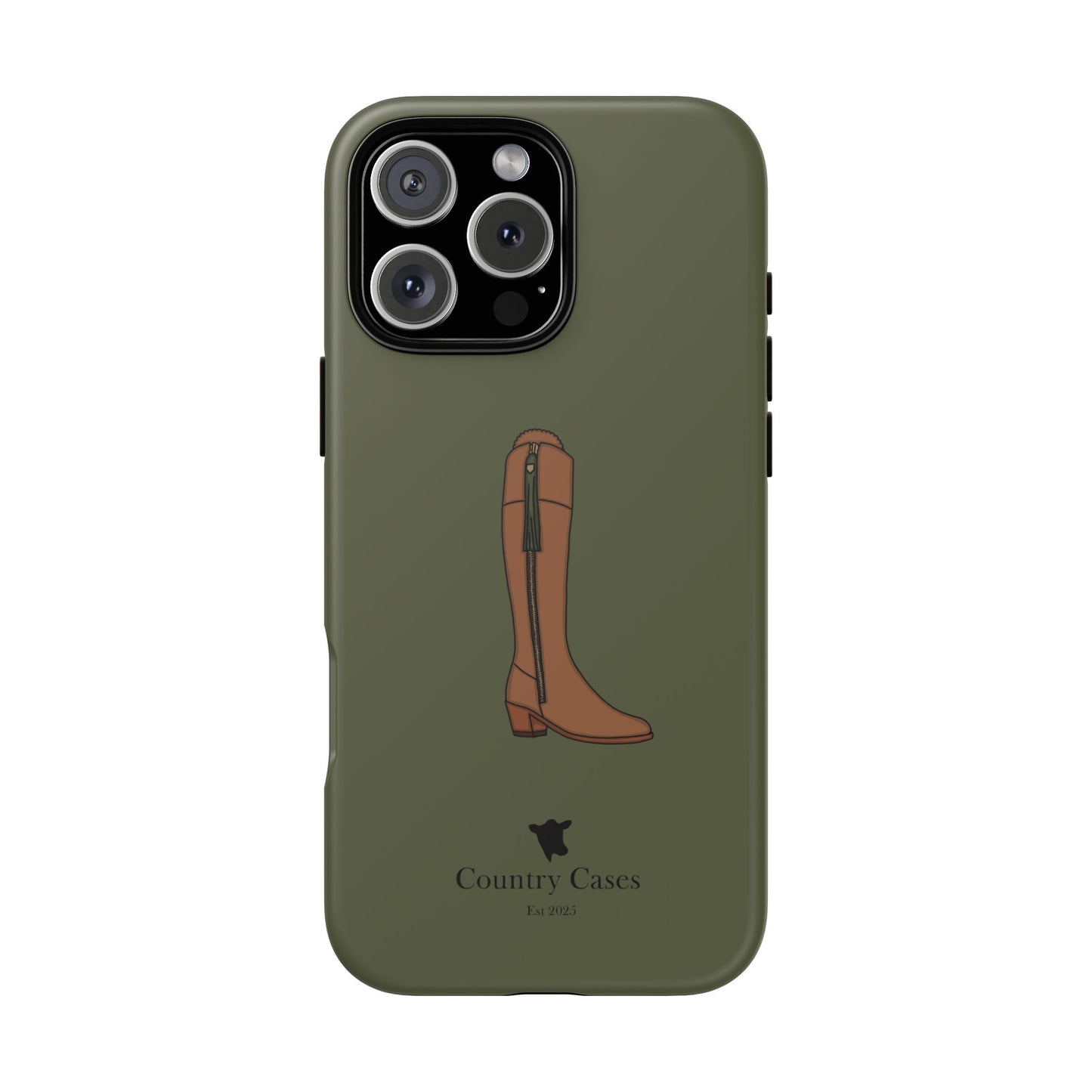 Green country boot case