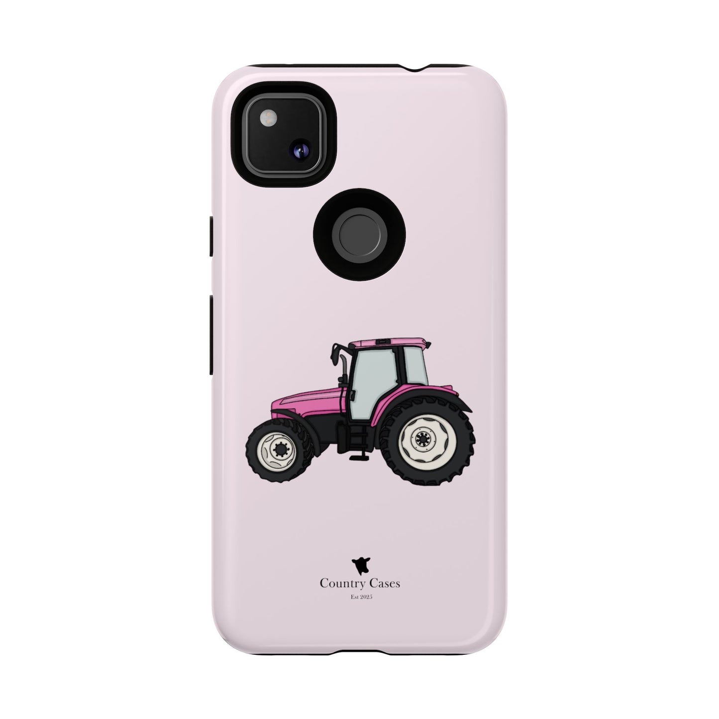 Android pink tractor case