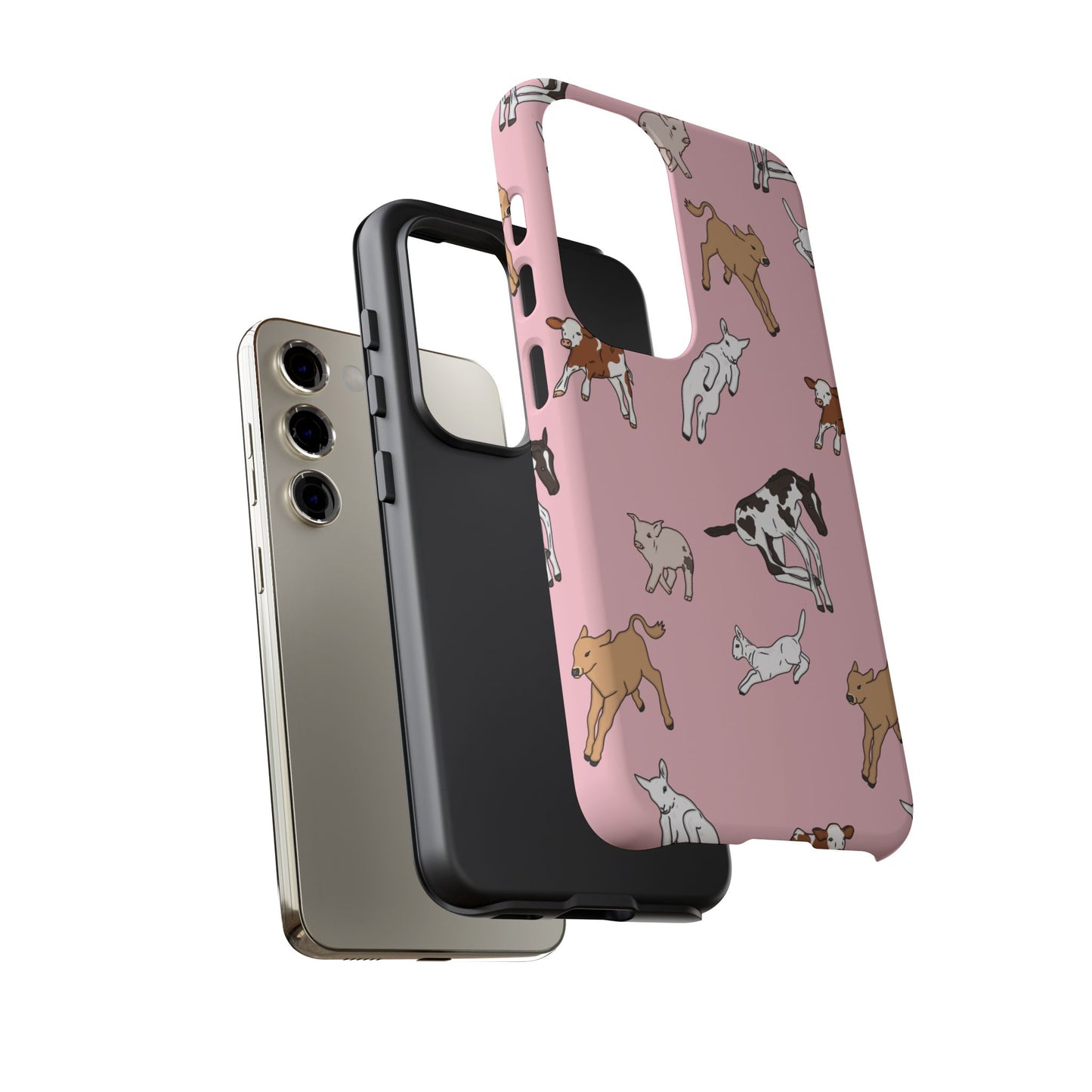 Android Farmyard Friends Pink Case