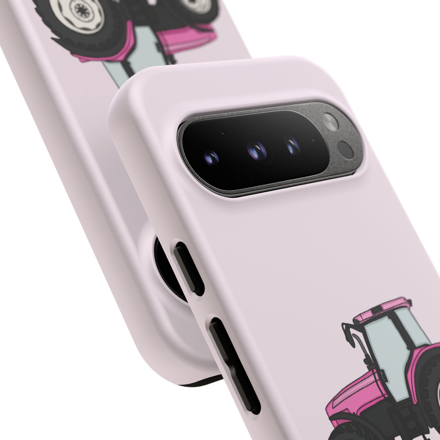 Android pink tractor case