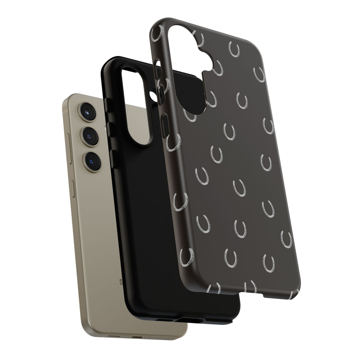 Android Wood Horse Shoe Cases