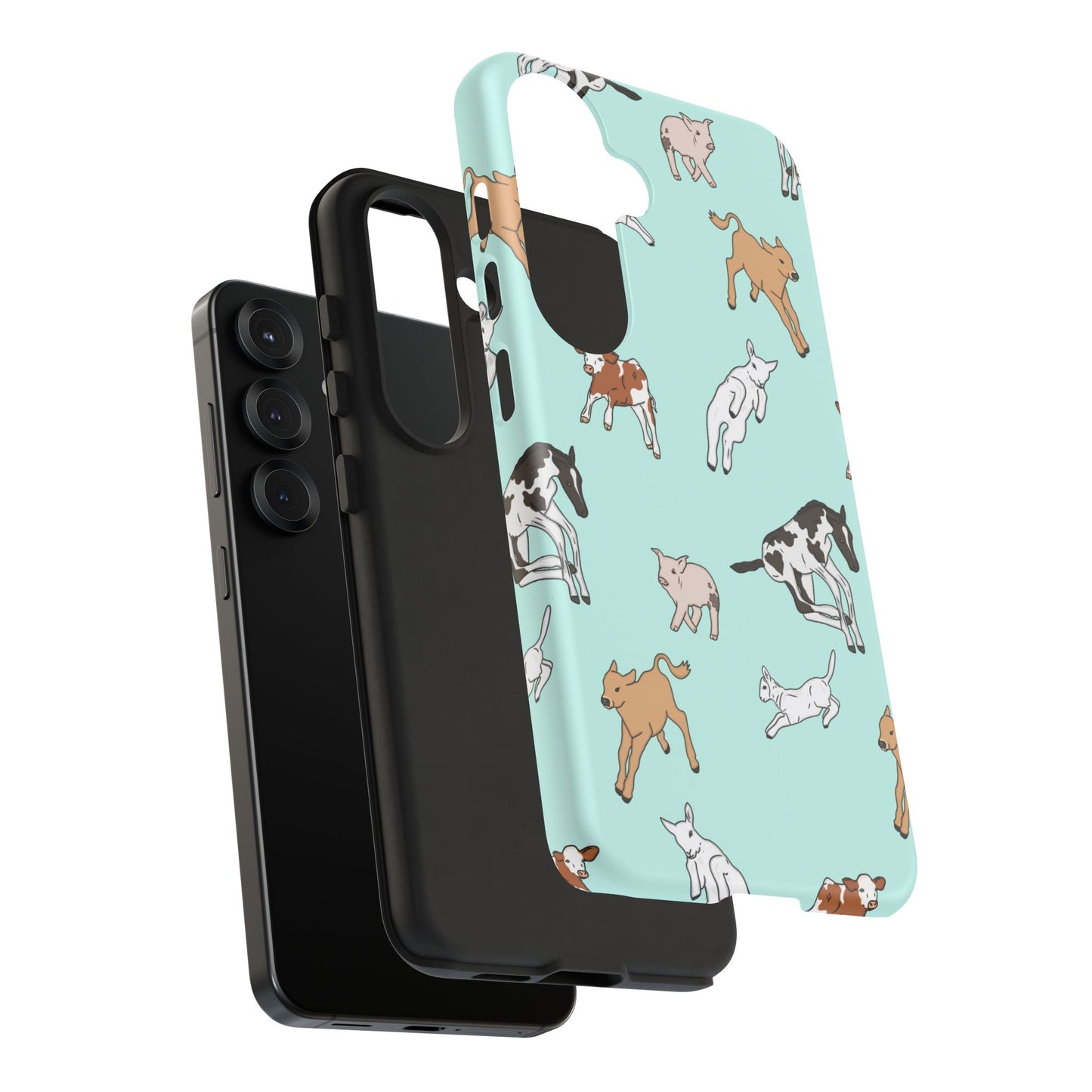 Android farmyard Freinds Blue Case
