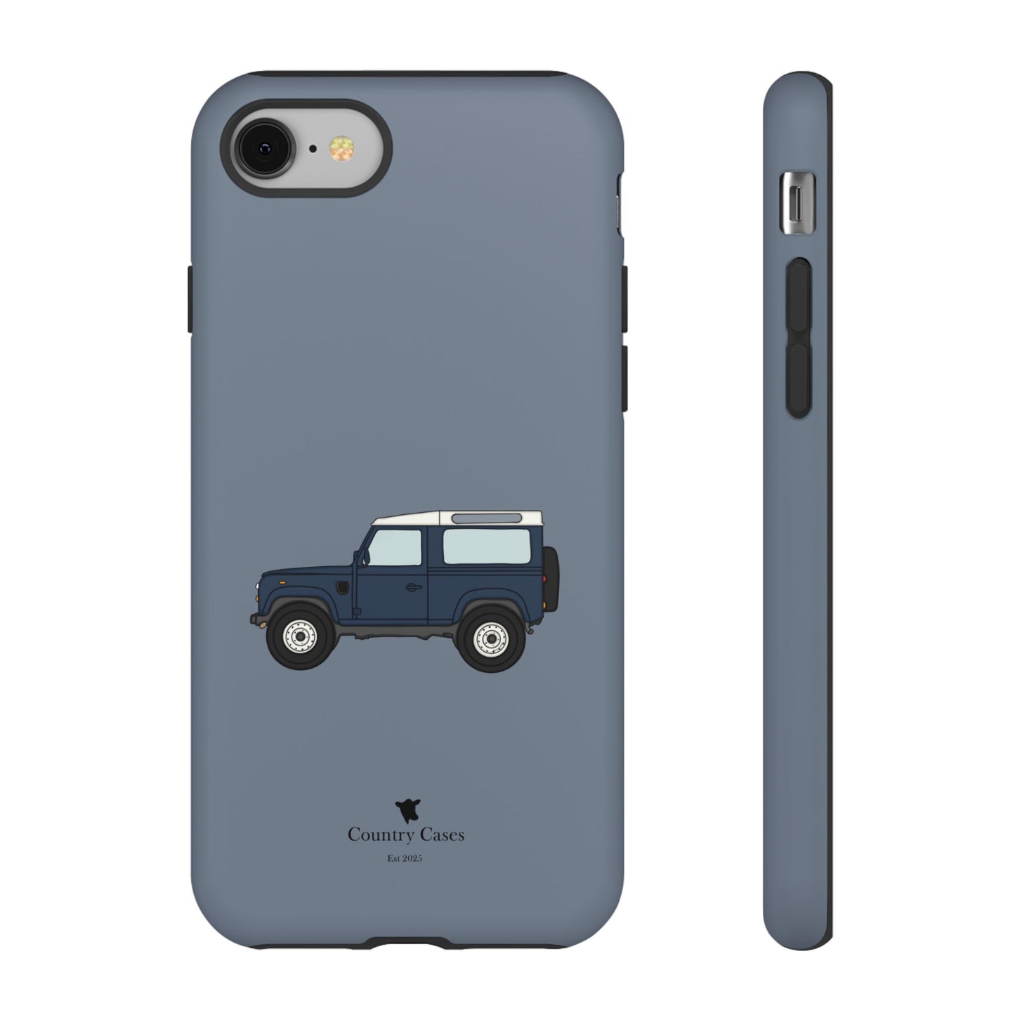 Blue landy phone case