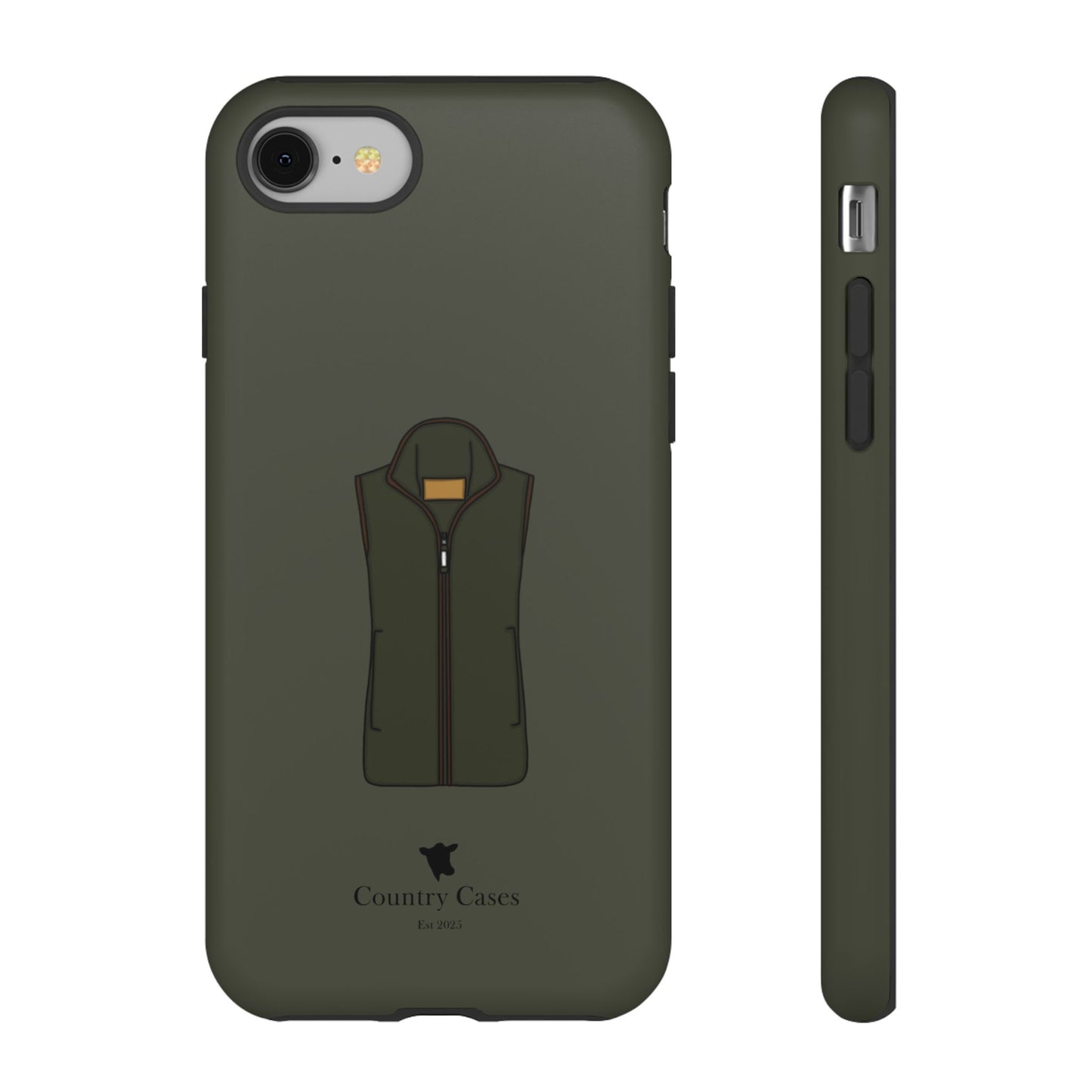 Green fleece case