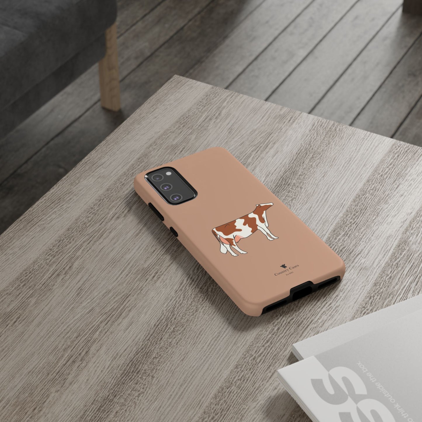 Android red and white Holstein case