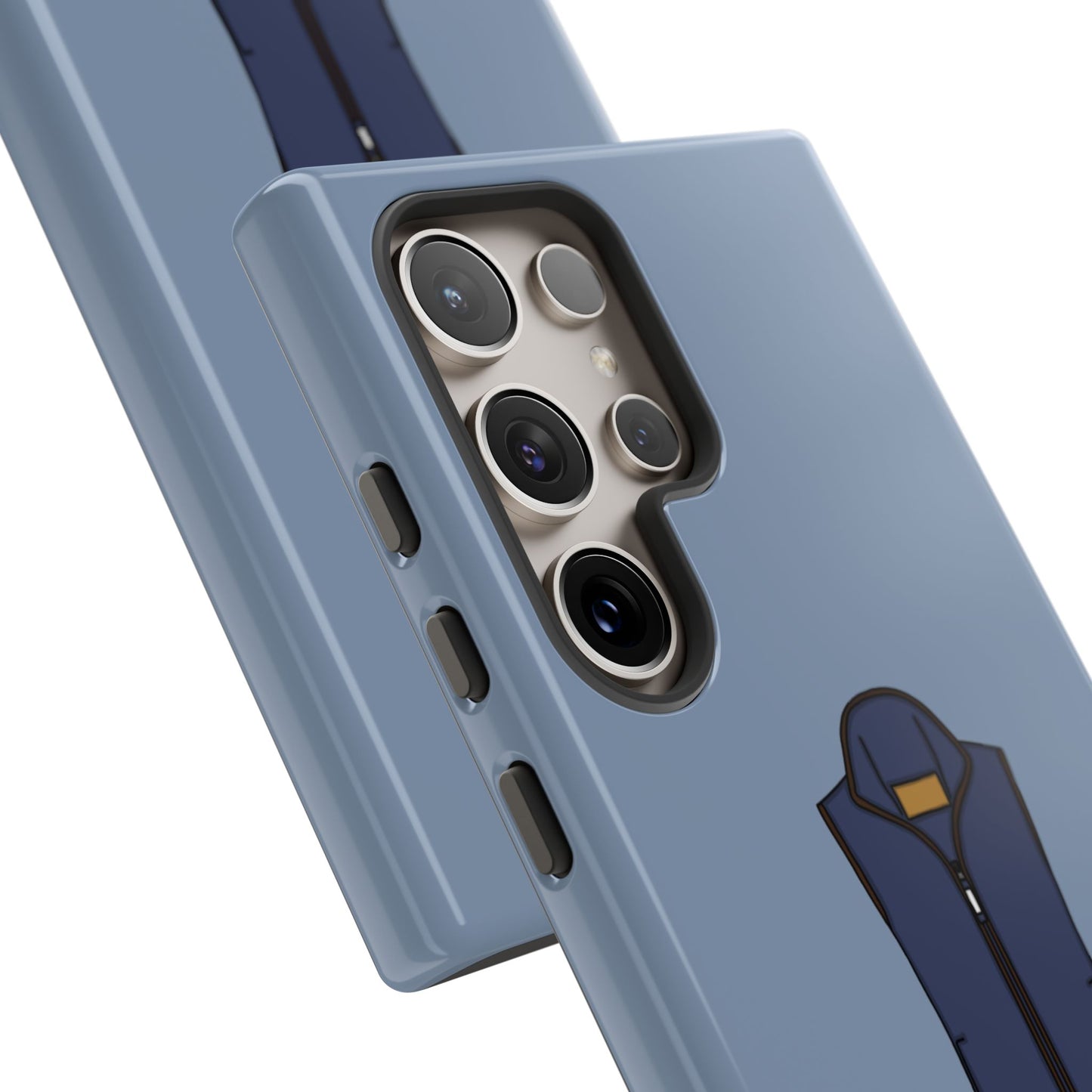 Android blue waistcoat case