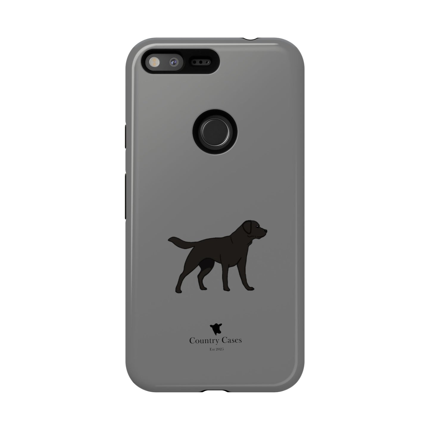 Android black Labrador case
