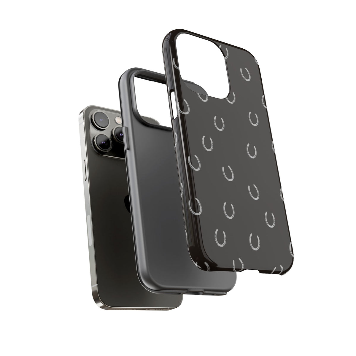Wood Horse Shoe Case