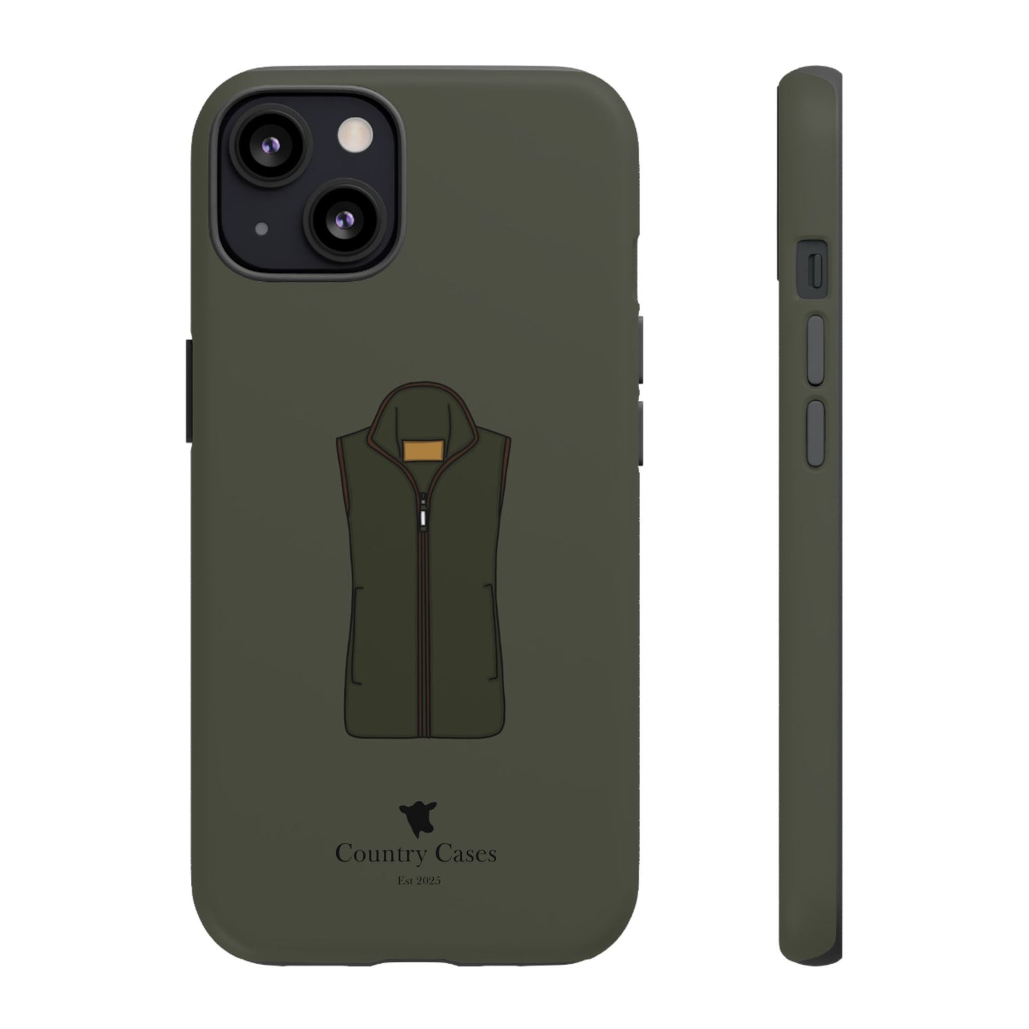 Green fleece case