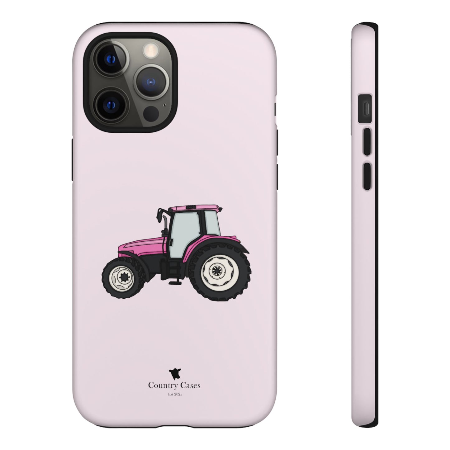 Pink tractor case