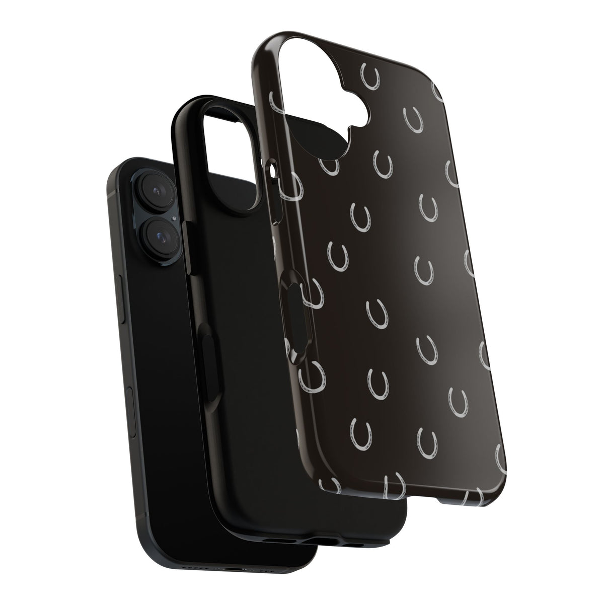 Wood Horse Shoe Case