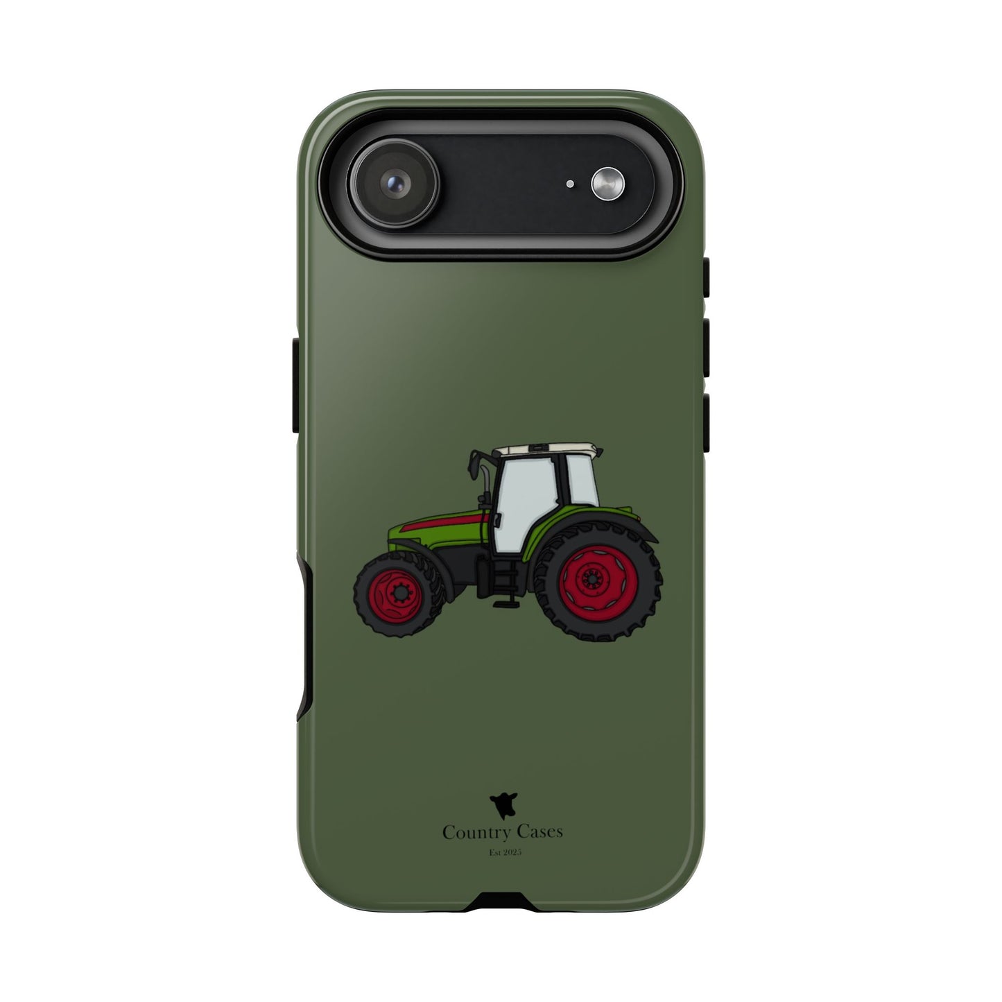 Green tractor case